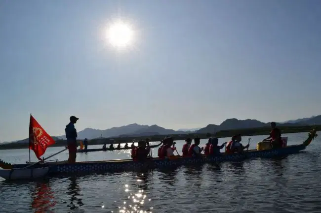 8月30日禹冰水利全体员工带着孩童般